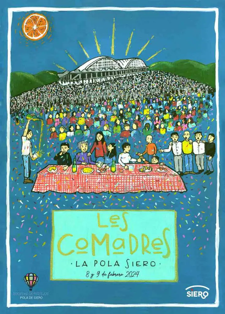 Fiesta de Les Comadres en Pola de Siero 2024